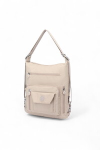  Smart Bags Krinkıl Bej Kadın Sırt Çantası SMB1205