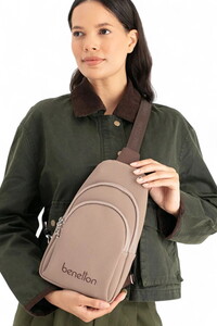 Benetton  Vizon-Kahve Kadın Body Bag BNT1652