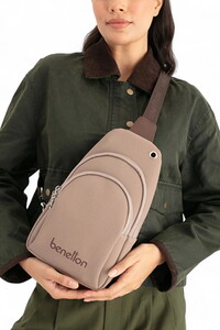  Benetton  Vizon-Kahve Kadın Body Bag BNT1652