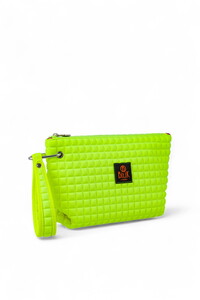 Bilik Deri Scuba Sarı Kadın Portföy & Clutch Çanta YELİZ