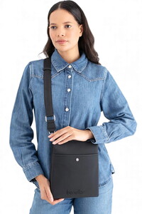 Benetton Print Siyah Kadın Çapraz Askılı Çanta BNT1672