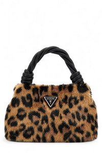 Guess Shaida Siyah-Kahve-Leopar Kadın El Çantası HWLO8143110