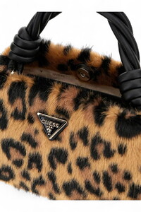  Guess Shaida Siyah-Kahve-Leopar Kadın El Çantası HWLO8143110