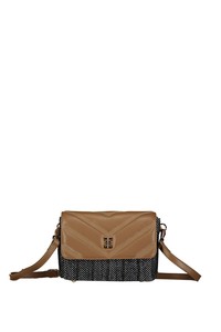 Pierre Cardin  Siyah/Taba Kadın Çapraz Askılı Çanta 05PC22K141-BS