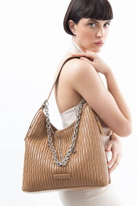  Sisley  Camel Kadın Omuz Çantası SLY204