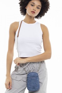 Benetton Monogram Kot/Lacivert Kadın Çapraz Askılı Çanta BNT966