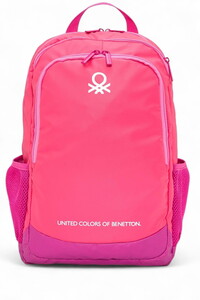 Benetton  Pembe Unisex Okul Sırt Çantası 20878