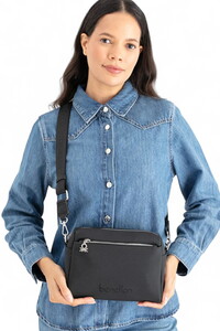 Benetton  Siyah Kadın Çapraz Askılı Çanta BNT1651