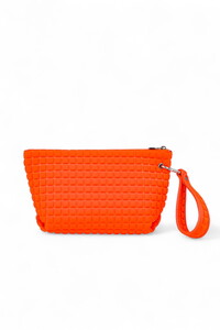  Bilik Deri Scuba Turuncu Kadın Portföy & Clutch Çanta YELİZ