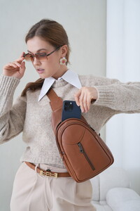  Bilik Deri  Taba-Rölax Unisex Body Bag ÖN29 2052