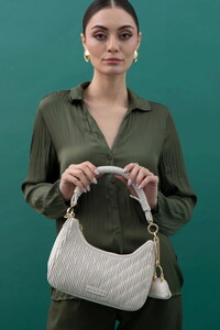 Sisley  Beyaz Kadın Omuz Çantası SLY145