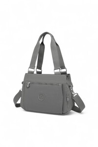  Smart Bags Krinkıl Koyu Gri Kadın Omuz Çantası SMB1125
