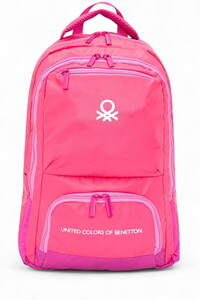 Benetton  Pembe Unisex Okul Sırt Çantası 20879