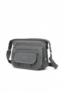  Smart Bags Krinkıl Koyu Gri Kadın Çapraz Askılı Çanta SMB 3005