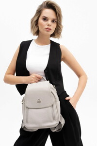 Benetton  Gri Kadın Sırt Çantası BNT1226