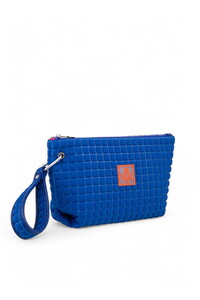  Bilik Deri Scuba Saks Mavi Kadın Portföy & Clutch Çanta YELİZ