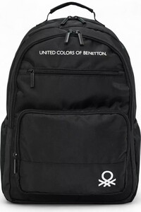 Benetton  Siyah Unisex Okul Sırt Çantası 20822