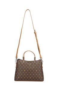 Pierre Cardin Monogram Kahve Kadın El Çantası 05PC25Y10315-MN