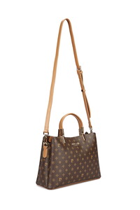  Pierre Cardin Monogram Kahve Kadın El Çantası 05PC25Y10315-MN