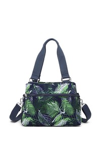  Smart Bags Krinkıl Lacivert/Yeşil Kadın Omuz Çantası SMB1125