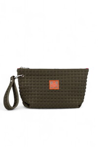 Bilik Deri Scuba Haki Kadın Portföy & Clutch Çanta YELİZ
