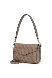  Guess Eco Brenton Kahve Kadın Omuz Çantası HWEBG839019