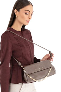  Sisley Logo Detaylı Taş Kadın Çapraz Askılı Çanta SLY234