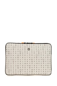Bilik Deri Monogram Bej Unisex Laptop & Evrak Çantası LAPTOP-MN 15,6'