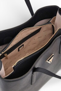  Guess Meridian II Siyah Kadın Omuz Çantası HWBG6974230