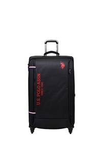 U.S. Polo Assn.  Siyah Kumaş Unisex Kabin Boy Valiz PLVLZ8077CK