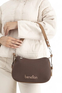 Benetton  Kahve-Camel Kadın Çapraz Askılı Çanta BNT1699