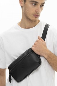  Benetton  Siyah Unisex Body Bag BNT1012