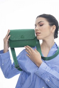 Benetton  Yeşil Kadın Çapraz Askılı Çanta BNT1149