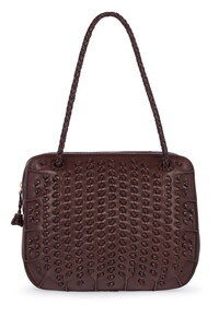 Gön Hand Made Kahve Kadın Omuz Çantası Kirpi