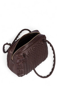  Gön Hand Made Kahve Kadın Omuz Çantası Kirpi