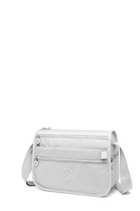  Smart Bags Krinkıl Beyaz Kumaş Kadın Çapraz Askılı Çanta SMB1128