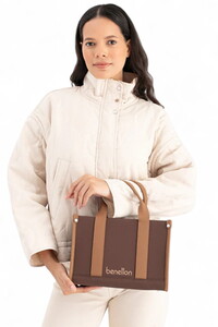 Benetton  Kahve-Camel Kadın El Çantası BNT1670