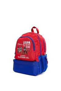  U.S. Polo Assn.  Kırmızı-Mavi Unisex Sırt Çantası PLÇAN22036