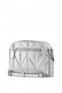  Guess Aldina Gümüş Kadın Çapraz Askılı Çanta HWGY9663140