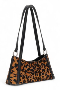  Guess Domitilla Siyah-Kahve-Leopar Kadın Omuz Çantası HWLO7529180