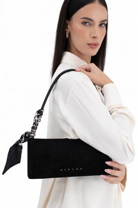  Sisley Nappa Siyah Kadın Omuz Çantası SLY301