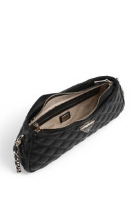  Guess Giully Siyah Kadın Omuz Çantası HWQG8748160