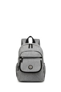 Smart Bags Kırçıllı Gri/Siyah Kadın Sırt Çantası SMB1187