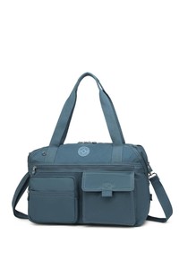  Smart Bags Krinkıl Buz Mavi Kadın Omuz Çantası SMB3135