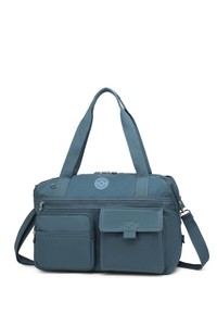  Smart Bags Krinkıl Buz Mavi Kadın Omuz Çantası SMB3135