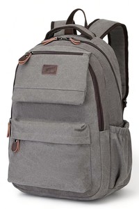  Cactive Kanvas Gri Unisex Sırt Çantası CTV1315