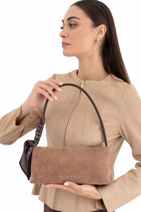 Sisley Nappa Taba-Kahve Kadın Omuz Çantası SLY301