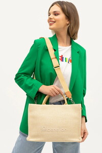  Benetton  Bej Kadın Omuz Çantası BNT1274