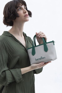  Benetton  Taş-Yeşil Kadın El Çantası BNT1598