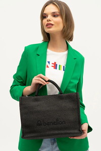 Benetton  Siyah Kadın Omuz Çantası BNT1274